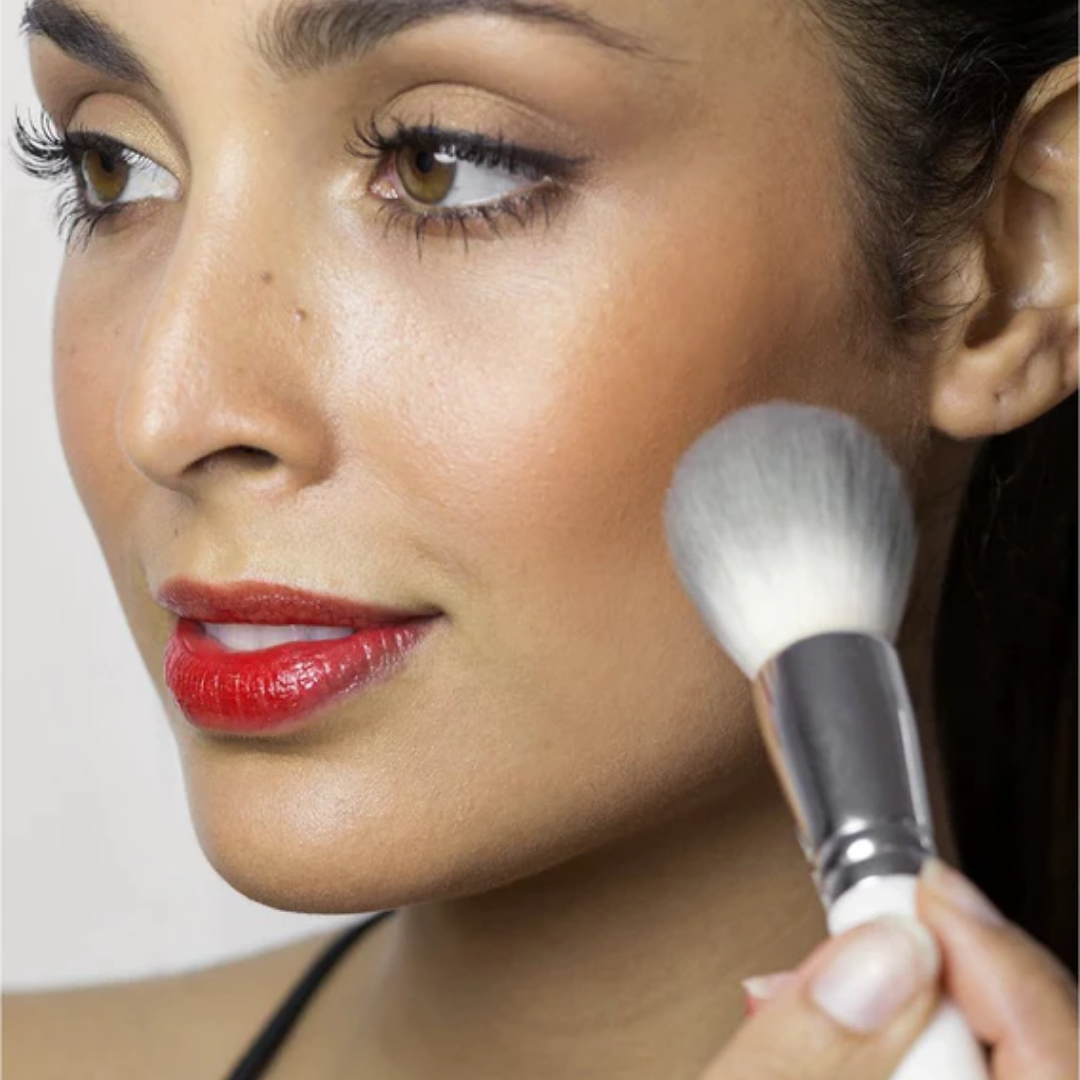 Brocha eco vegana para blush y bronceador